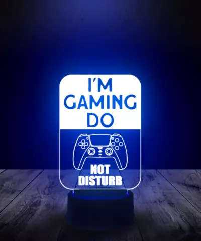 Lampka LED 3D Plexido Gamingowa dla Gracza