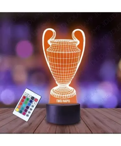 Lampka Nocna 3D LED LAMP Puchar Wygrana
