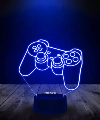 Lampka LED 3D Plexido Pad Playstation PS4 - 1
