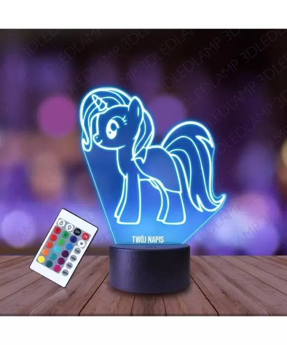Lampka Nocna 3D LED LAMP Kucyk My Little Pony