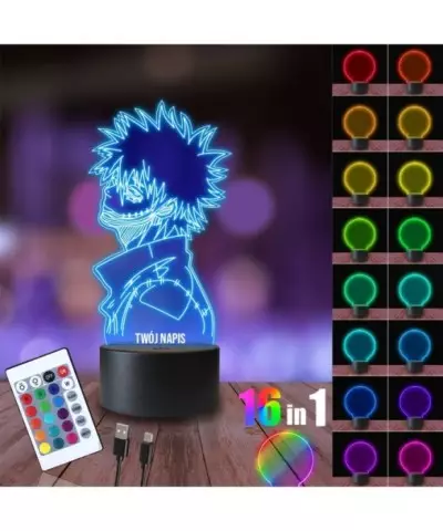 Lampka Nocna 3D LED LAMP Dabi My Hero Academia