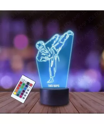 Lampka Nocna 3D LED LAMP Karate Kid Sportowiec