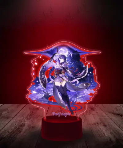 Lampka LED Plexido z Nadrukiem Genshin Impact Raiden