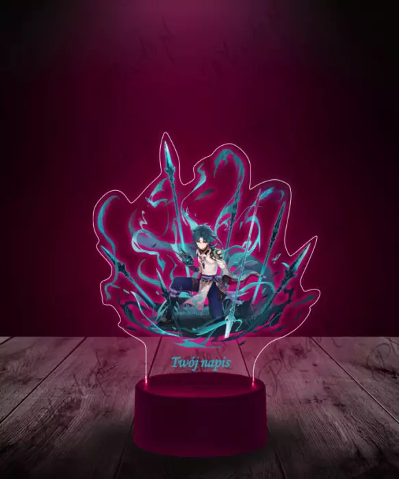 Lampka LED Plexido z Nadrukiem Genshin Impact Xiao