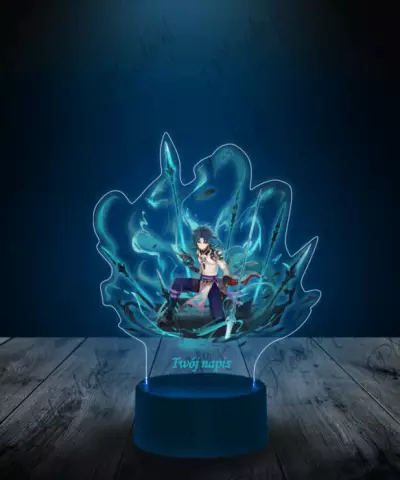 Lampka LED Plexido z Nadrukiem Genshin Impact Xiao