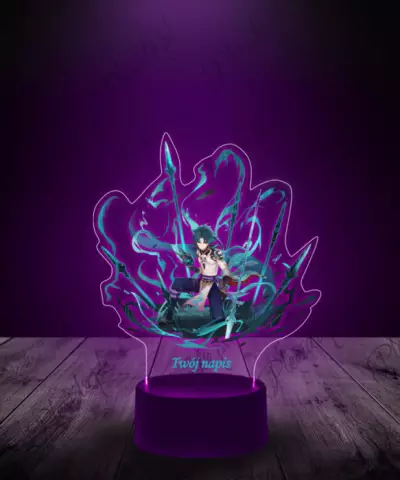 Lampka LED Plexido z Nadrukiem Genshin Impact Xiao