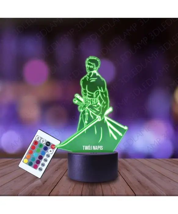 Lampka Nocna 3D LED LAMP One Piece Shenjia