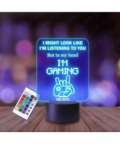 Lampka Nocna 3D LED LAMP Gamingowa Gaming