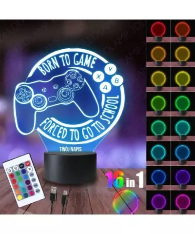 Lampka Nocna 3D LED LAMP Pad Gamingowy