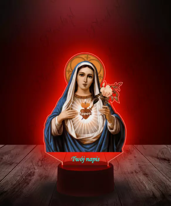 Lampka LED Plexido z Nadrukiem Religijna Maryja