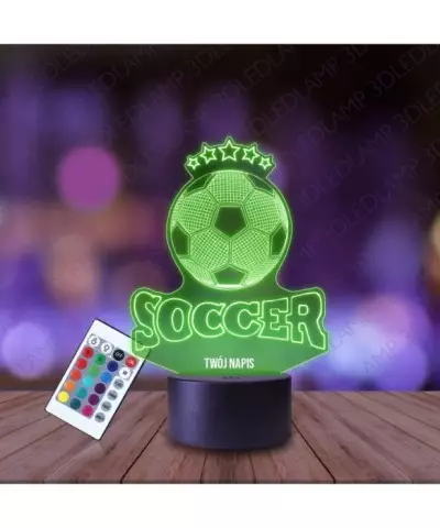 Lampka Nocna 3D LED LAMP Piłka Nożna Soccer