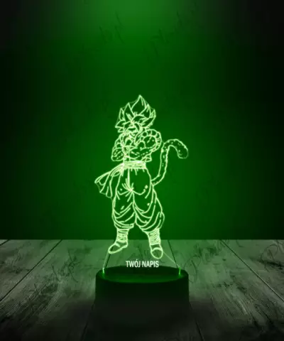 Lampka LED 3D Plexido Dragon Ball Goku SSJ - 3
