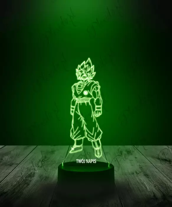 Lampka LED 3D Plexido Dragon Ball Goku SSJ2