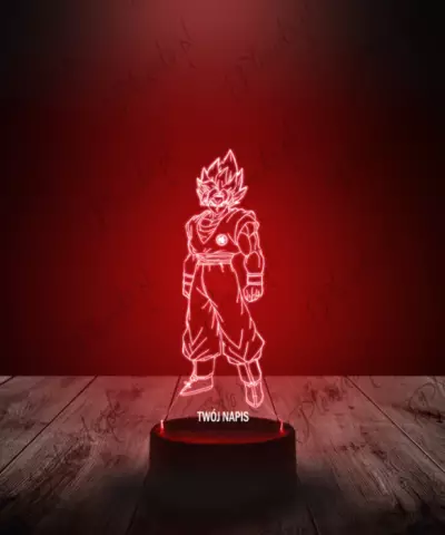 Lampka LED 3D Plexido Dragon Ball Goku SSJ2