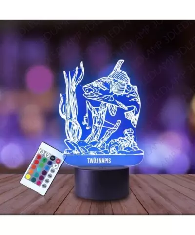 Lampka Nocna 3D LED LAMP Ryba Karp