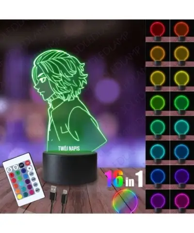 Lampka Nocna 3D LED LAMP Mikey Tokyo Revengers