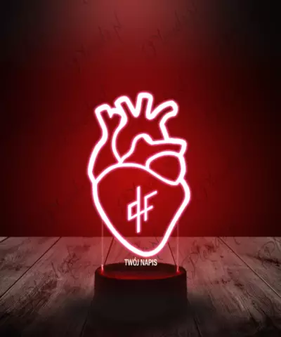 Lampka LED 3D Plexido Raper PNL Logo - 2