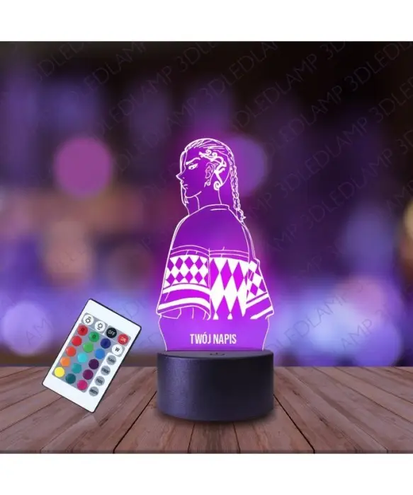 Lampka Nocna 3D LED LAMP Ryuguji Ken Tokyo Revengers