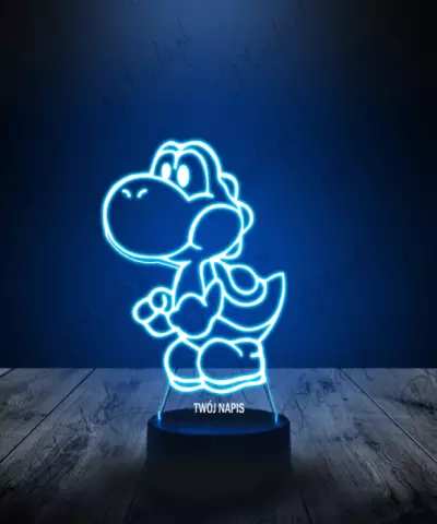 Lampka LED 3D Plexido Super Mario Bros Gra Yoshi - 2