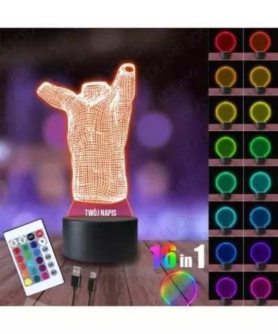 Lampka Nocna 3D LED LAMP Tors