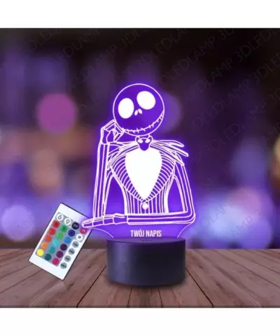 Lampka Nocna 3D LED LAMP Miasteczko Halloween