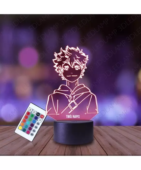 Lampka Nocna 3D LED LAMP Anime Shojo Hinata Haikyuu