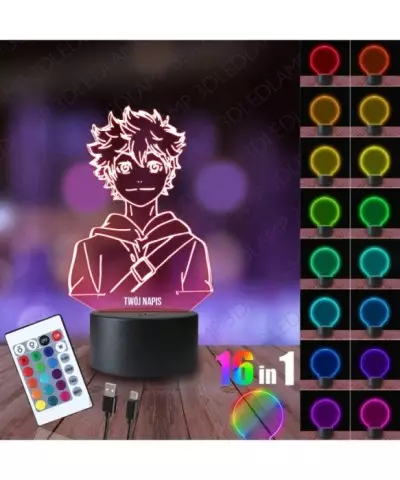 Lampka Nocna 3D LED LAMP Anime Shojo Hinata Haikyuu