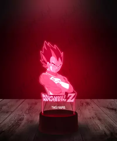 Lampka LED 3D Plexido Dragon Ball Z Vegeta