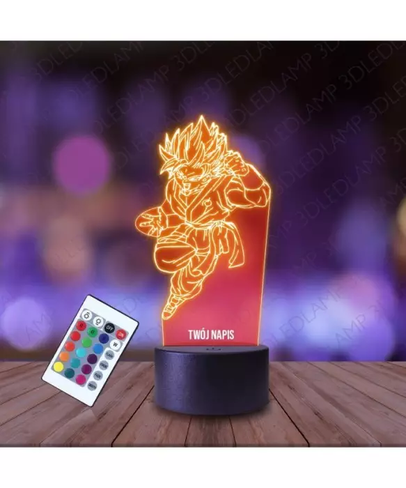 Lampka Nocna 3D LED LAMP Dragon Ball Z Songo