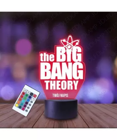 Lampka Nocna 3D LED LAMP Teoria Wielkiego Wybuchu