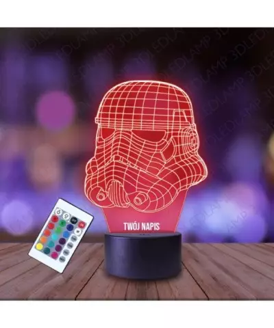Lampka Nocna 3D LED LAMP Szturmowiec Gwiezdne Wojny
