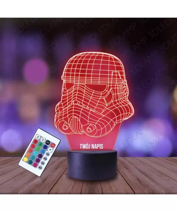 Lampka Nocna 3D LED LAMP Szturmowiec Gwiezdne Wojny