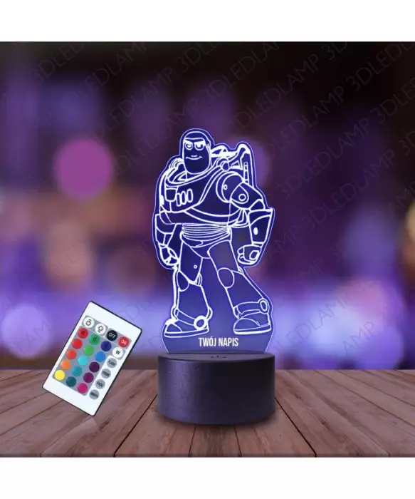 Lampka Nocna 3D LED LAMP Buzz Astral Toy Story
