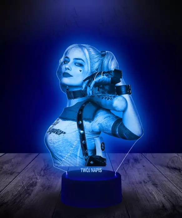 Lampka LED 3D Plexido Harley Quinn