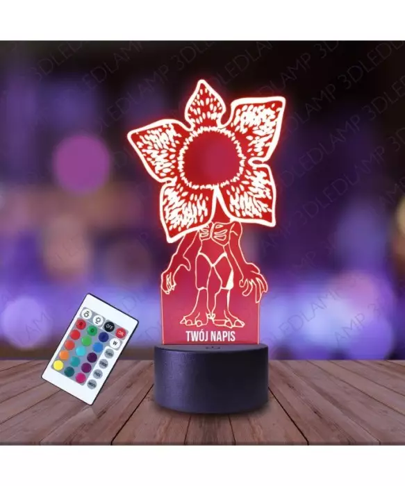 Lampka Nocna 3D LED LAMP Demogorgon Stranger Things