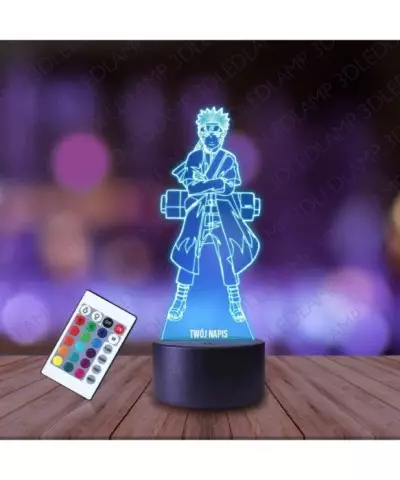 Lampka Nocna 3D LED LAMP Naruto z Plecakiem