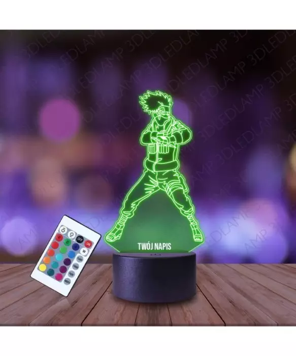 Lampka Nocna 3D LED LAMP Naruto Walka