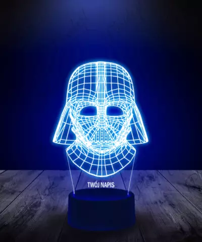 Lampka LED 3D Plexido Darth Vader Profil - 1