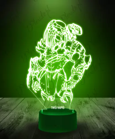 Lampka LED 3D Plexido Predator Film