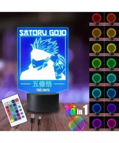 Lampka Nocna 3D LED LAMP Satoru Gojo Jujutsu Kaisen