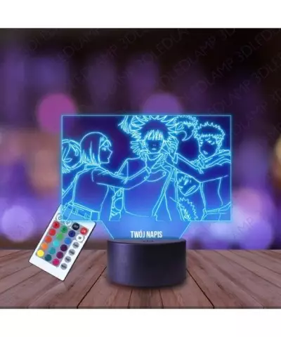 Lampka Nocna 3D LED LAMP Postacie Jujutsu Kaisen