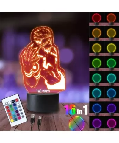 Lampka Nocna 3D LED LAMP Sukuna Jujutsu Kaisen