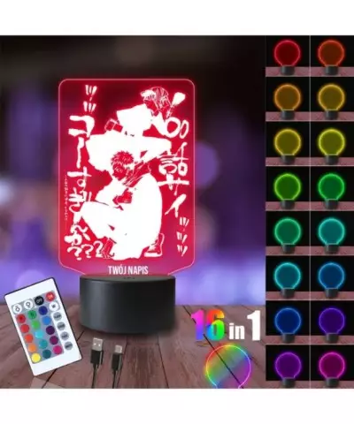 Lampka Nocna 3D LED LAMP Iradori Jujutsu Kaisen