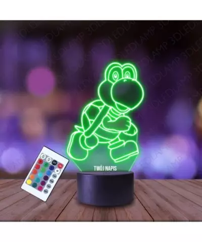 Lampka Nocna 3D LED LAMP Super Mario Yoshi
