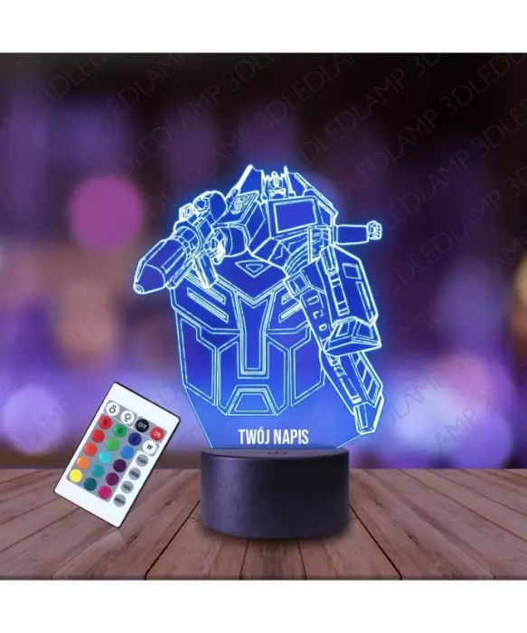 Lampka Nocna 3D LED LAMP Transformers Optimus