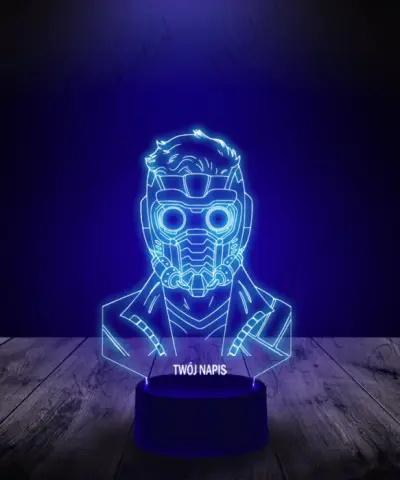 Lampka LED 3D Plexido Strażnicy Galaktyki Star Lord