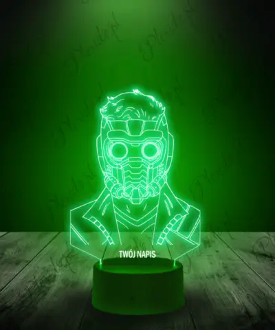 Lampka LED 3D Plexido Strażnicy Galaktyki Star Lord