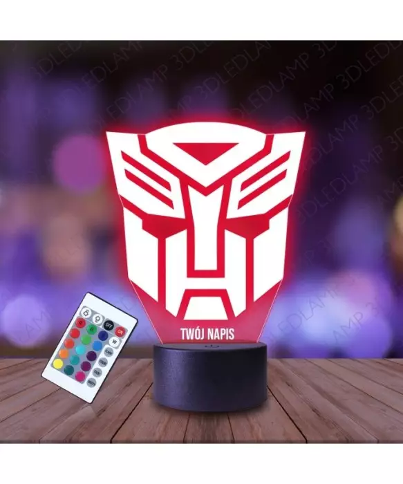 Lampka Nocna 3D LED LAMP Transformers Autoboty