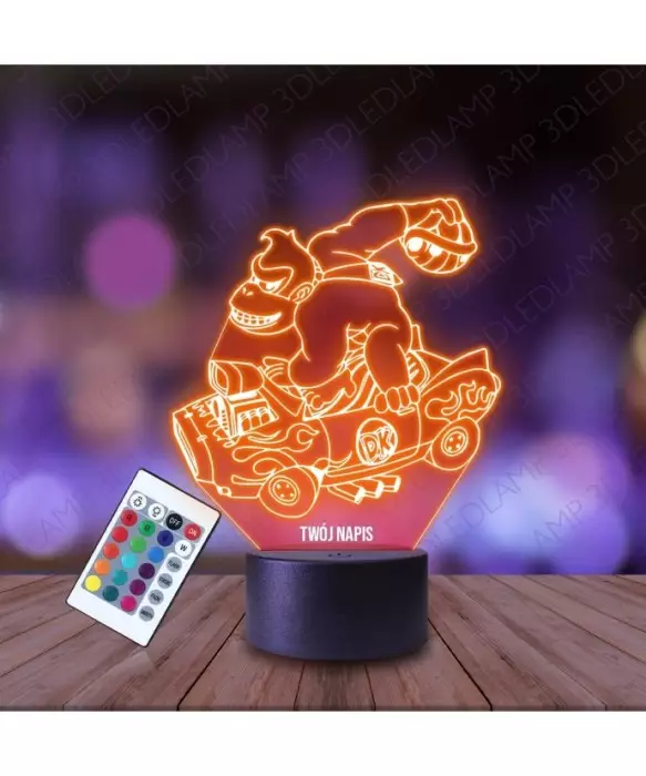 Lampka Nocna 3D LED LAMP Super Mario Donkey Kong