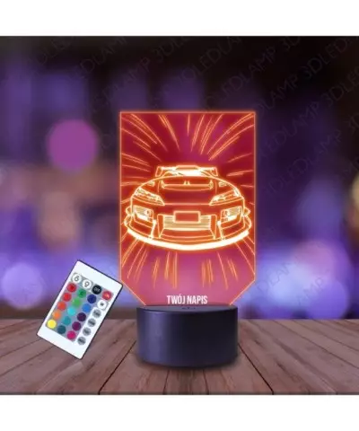 Lampka Nocna 3D LED LAMP Szybcy i Wściekli Auto